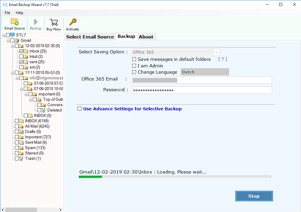 google adding gmail to outlook 365