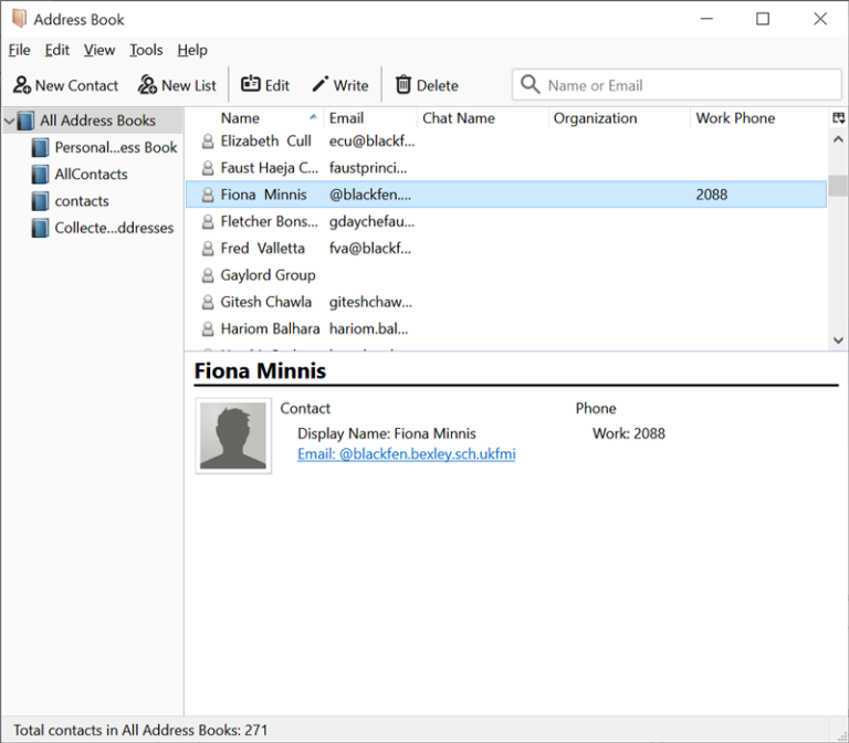 mozilla thunderbird import contacts from contacts